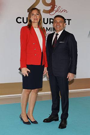 Elban Çiftinden Cumhuriyet Resepsiyonu