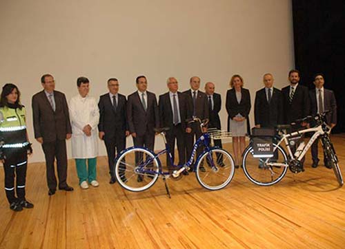 Ege sağlık için pedal çevirdi