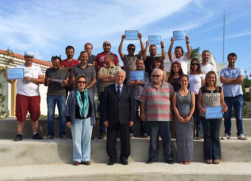Limantepe sualtı kazı kursuna katılanlara sertifikaları verildi