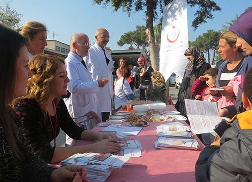 Tepecik'te Organ bağışı standı açıldı