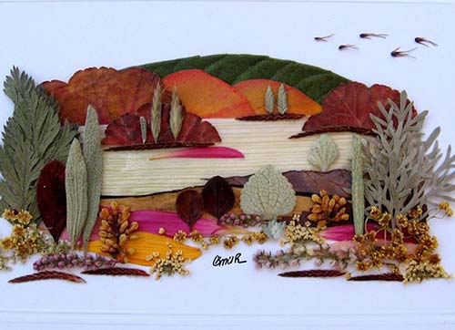 Yaprak sanatını yakından tanıdılar 