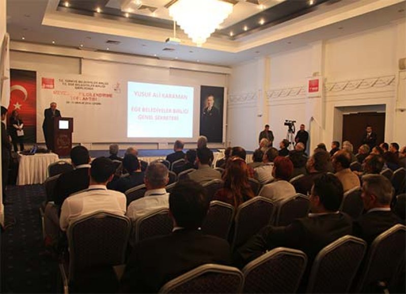 Belediyecilerin gündeminde ihale ve imar kanunu vardı