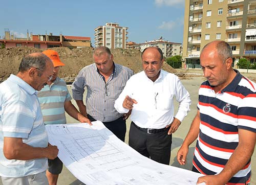 Ataşehirde spor salonu yapımına başlandı