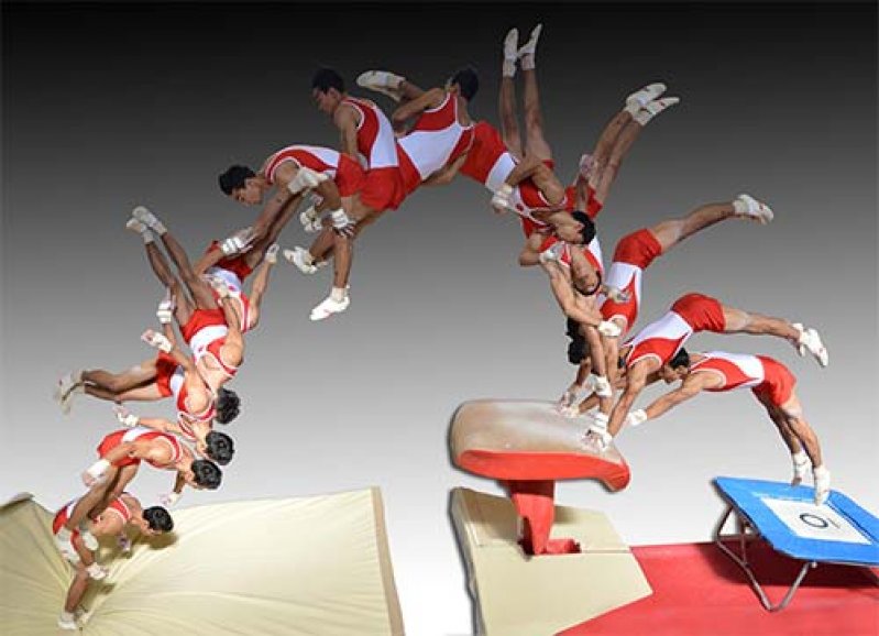 Yerçekimine meydan okuyor