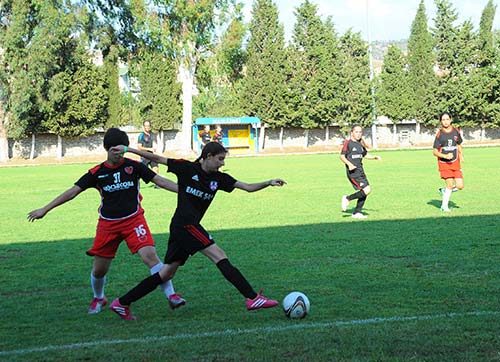 Soma Zafer Kadın Futbol Takımı Seferihisarda