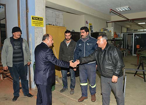 Başkan Arslan Belediye Personelinin Yeni Yılını Kutladı