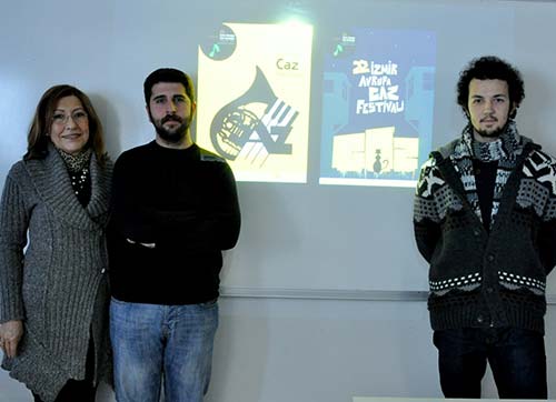 Caz Festivali Afişi tasarımlarında İzmir Üniversitesi başarısı