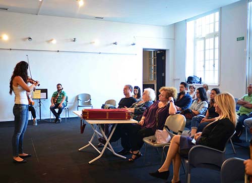 İKSEV ULUSLARARASI KEMAN USTALIK SINIFI BAŞLADI