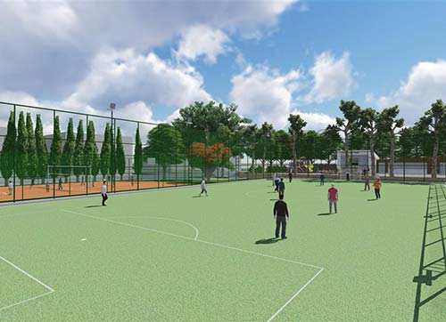 Güzelbahçeye modern spor kompeksi