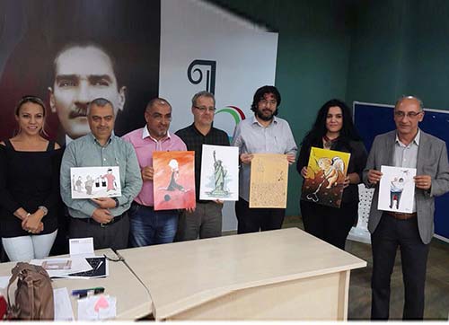 Bayraklı'da Karikatür yarışması sonuçlandı