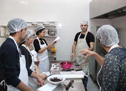 İKÇÜde pasta, sanata dönüştü