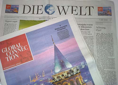 ULUSLARARASI BASININ BERGAMA İLGİSİ