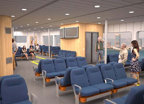 İZMİR FERİBOTLARINA İZMİR EKONOMİ TASARIMI