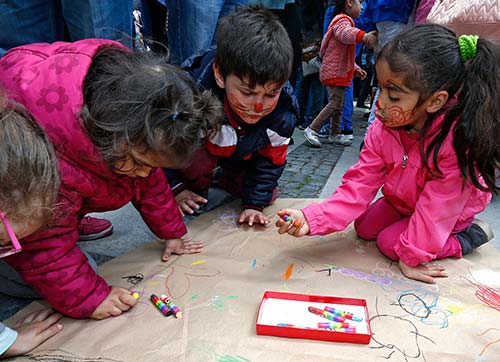 23 Nisanı coşkuyla kutladılar