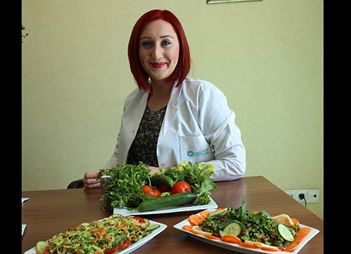 Diyetin sırrı salata, salatanın sırrı posa 