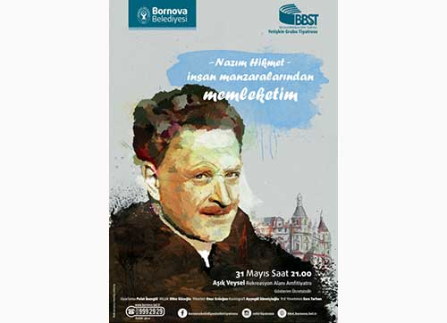 Tiyatro festivali kapılarını Nazım Hikmetle kapatıyor