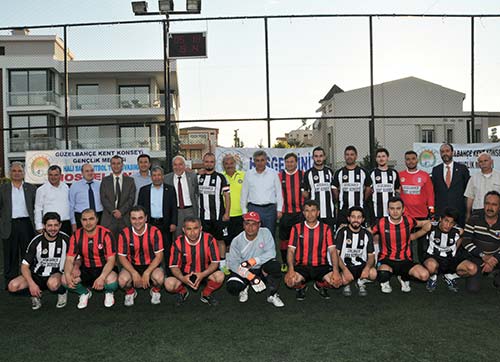 Güzelbahçede halı saha turnuvası