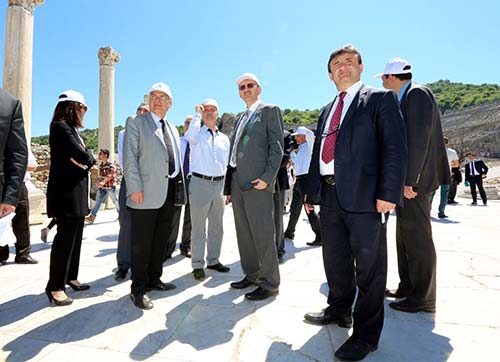 DSİ Kurmayları Antik Kanal Projesi için Selçukta