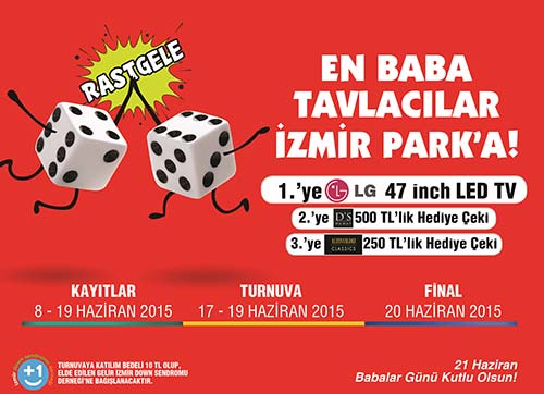 EN BABA TAVLACILAR İZMİR PARKTA BULUŞUYOR!