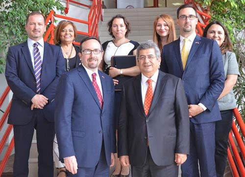 ABD BÜYÜKELÇİSİ ESBAŞI ZİYARET ETTİ