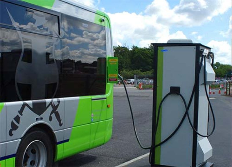 Türkiyenin ilk elektrikli otobüs filosu