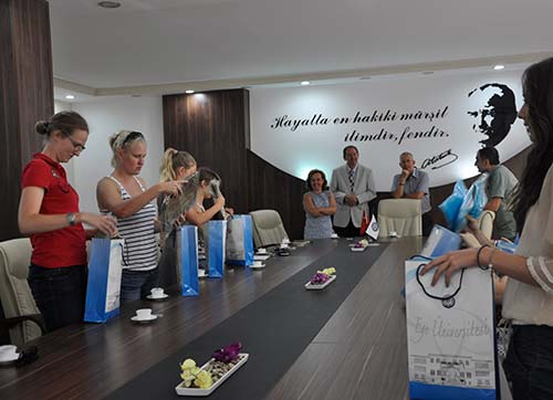 Avrupalı öğrenciler, Ege Üniversitesinde Türkiye Tarımını öğreniyor