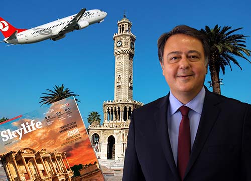 TERCAN, TÜRK HAVA YOLLARI, İZMİR'LE UÇTU...