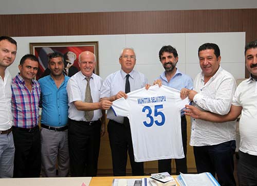 İzmirspordan Selvitopuna ziyaret