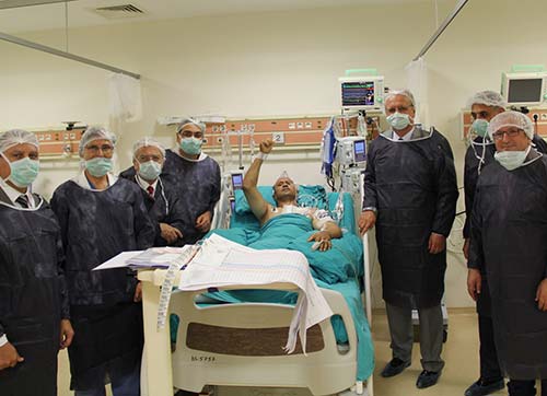 İKÇÜ'DE İLK KALP NAKLİ SEVİNCİ