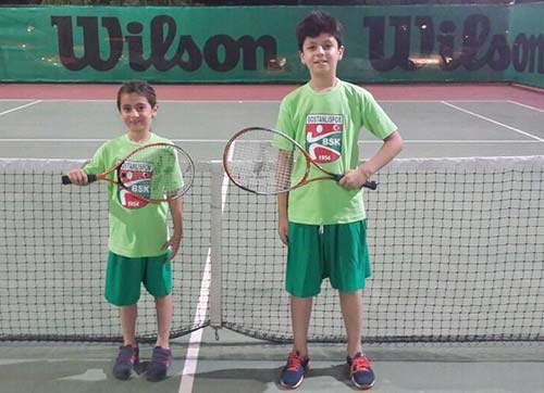 Milli Takım antrenörleriyle Bostanlıspor tenis eğitim okulu açıldı...