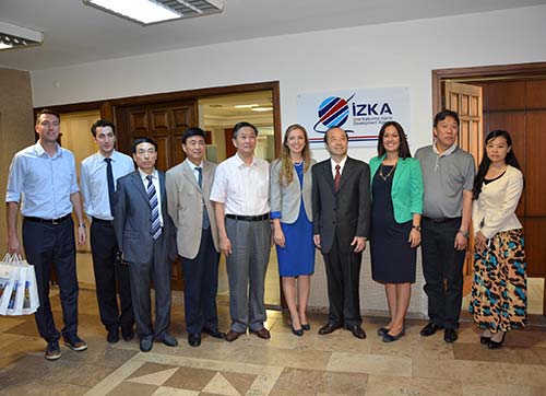 ÇİN HEYETİ İZKA'YI ZİYARET ETTİ