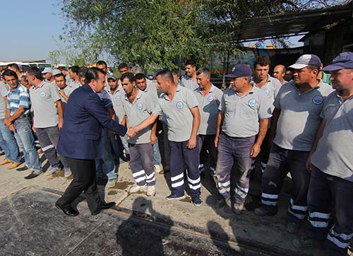 Başkan Bülent Soylu Çalışma Arkadaşlarıyla Bayramlaştı