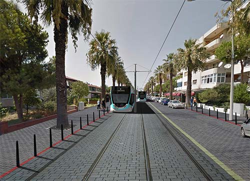 Karşıyaka tramvayı için geçici trafik düzeni