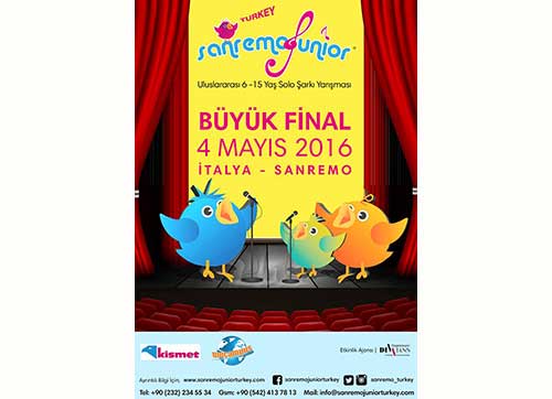 TÜRK ÇOCUKLARI SANREMO ÇOCUK ŞARKI YARIŞMASI NDA