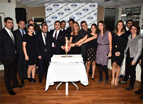 Genç işadamları yeni yılı kutladı