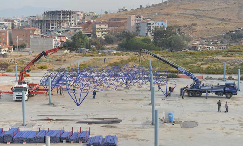 Güneş enerjisinden şantiye enerjisi üretilecek