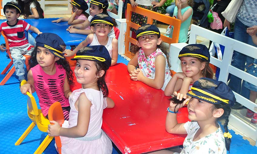 Optimum'da miniklere pilotluk eğitimi