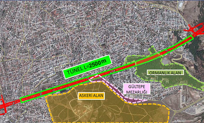 İzmir'in en uzun tüneli için 24 firma teklif verdi