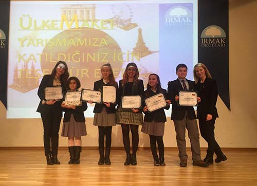 HAYALLERİNDEKİ ÜLKELERİ ANLATTILAR TÜRKİYE DERECESİ ALDILAR