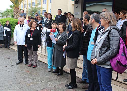 Dokuz Eylüllü tıbbiyeliler terör saldırısını kınadı