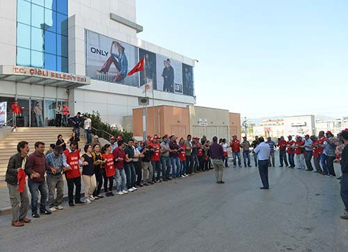 Çiğlide 1 Mayıs Coşkusu