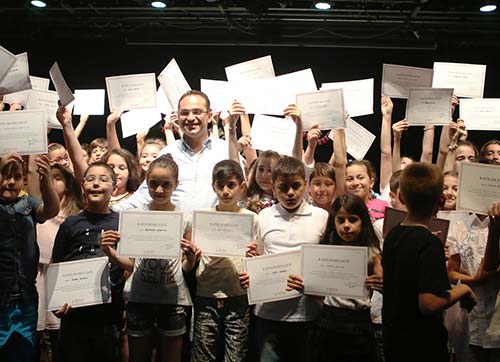 Genç kaşiflerinin sertifika heyecanı 