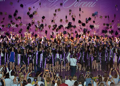 1225 mezun uğurlandı