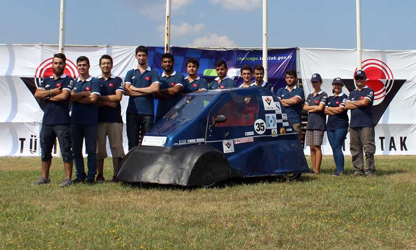 DeMobil 35, TÜBİTAK Elektromobil Yarışlarında, 66 üniversite arasında 2. oldu