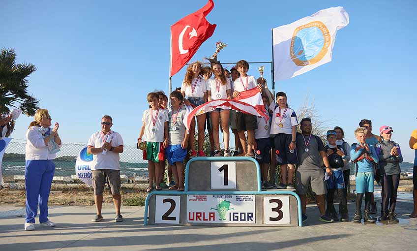 Türkiye Optimist Yelken Yarışları ödül töreni gerçekleşti