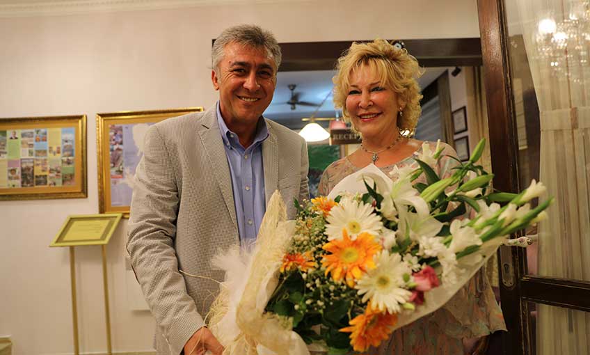 Zafer konseri öncesinde mini resital