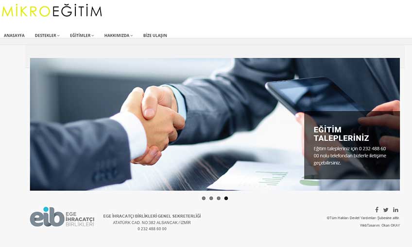 Mikro Eğitim Projesi’nin web sayfası yenilendi