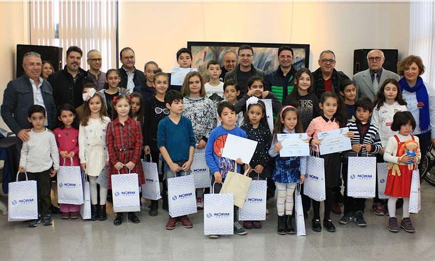 Norm’lu çocuklar Hayallerindeki şehri resmettiler 