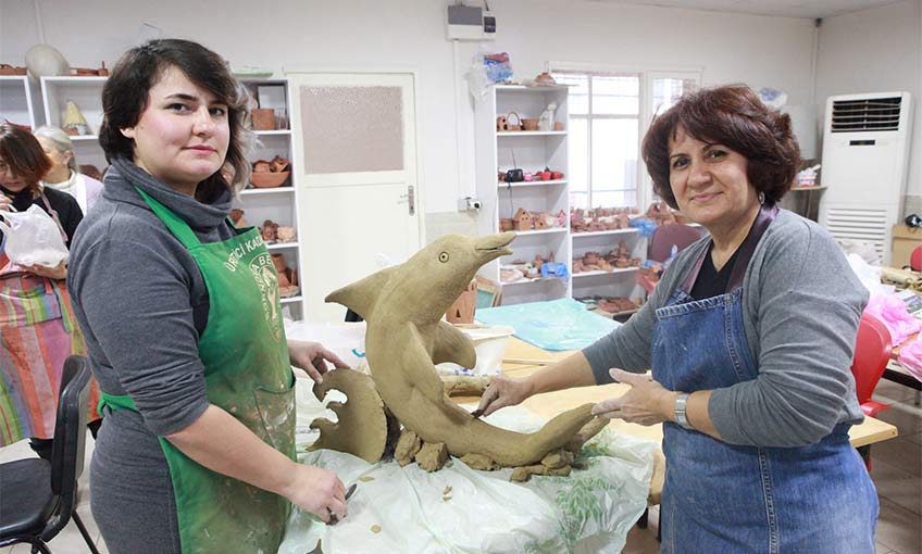 Hobi kursları hayata bağlıyor