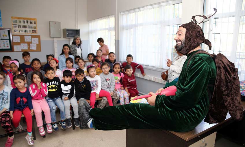 Okulda Tiyatro Keyfi Başladı